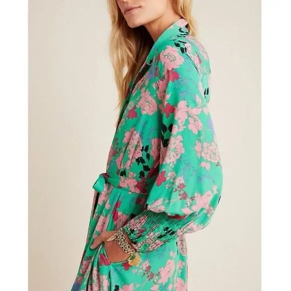 MISA Los Angeles Esmee Long Midi Dress in Peony Floral Size Medium